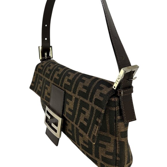 Fendi FF Zucca Canvas Baguette Bag - Picture 3 of 9